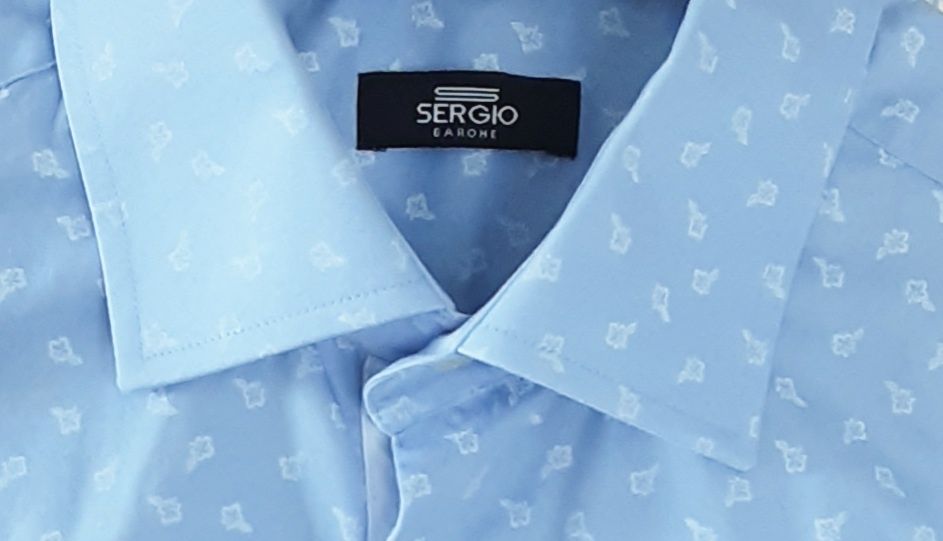 Синя риза "Sergio Barone"