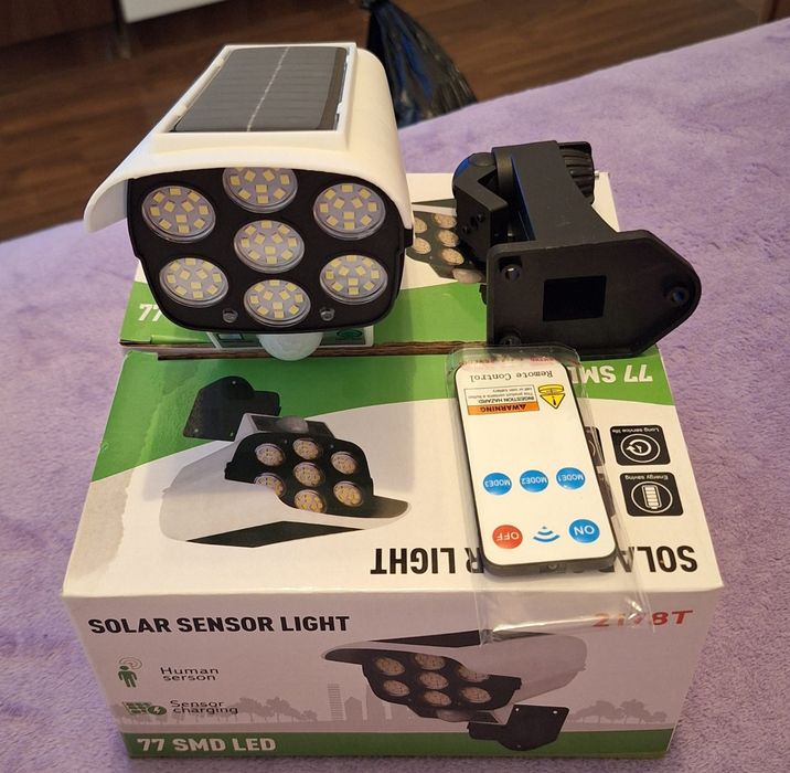 Panou solar tip camera, camera falsa.