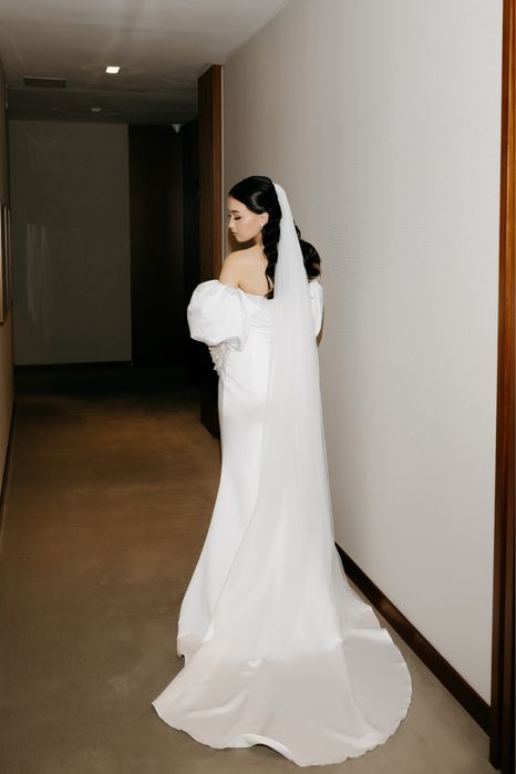 продам свадебное платье, фата в подарок