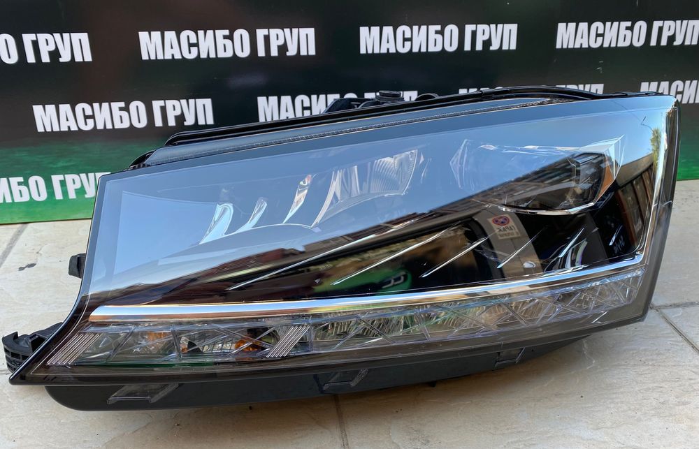 Фар far ляв фарове за Шкода Фабия Skoda Fabia 3 фейс