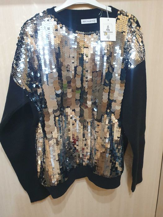 Дамска блуза с пайети