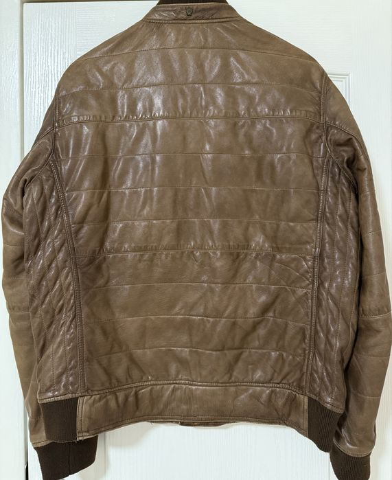 Мъжко кожено яке Massimo Dutti