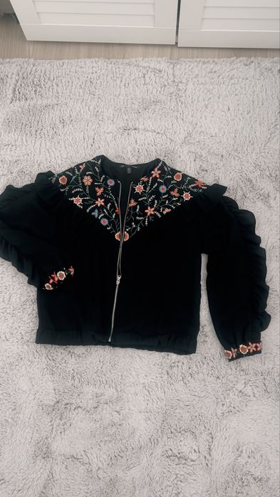 Geaca/ sacou bomber cu broderie