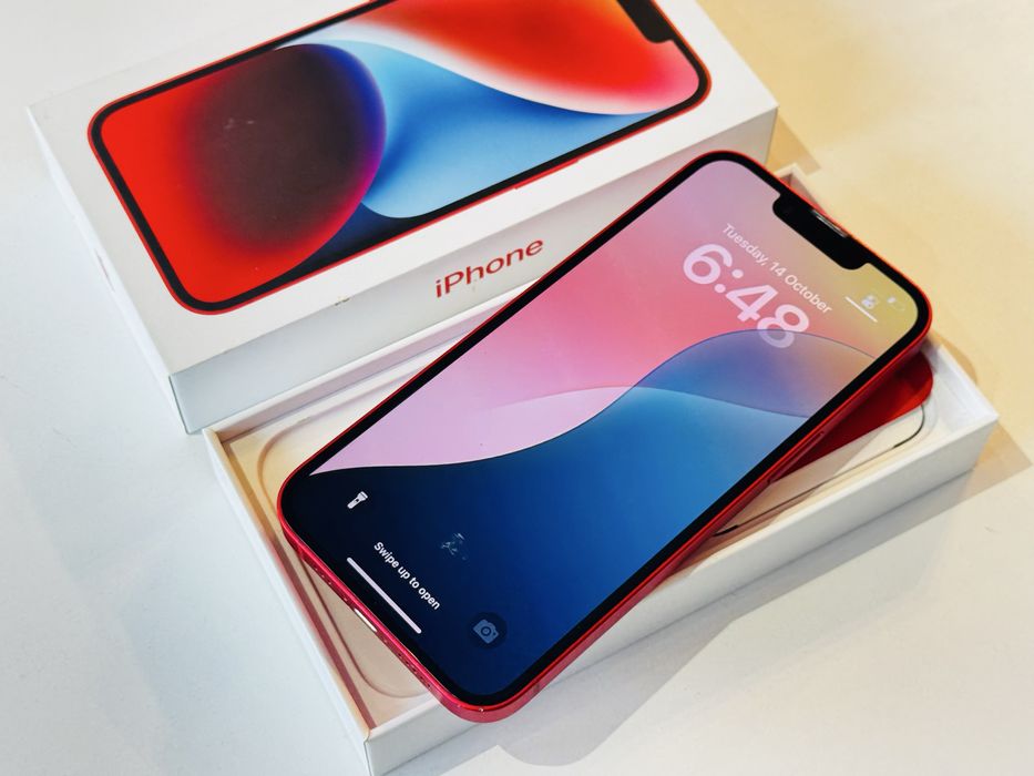Iphone 14 128GB Red 98% Батерия! Гаранция 6 месеца