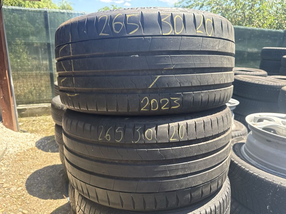265/30/20”Set 2 buc CONTINENTAL SportContact 7.dot 2023.anv Vară Impec