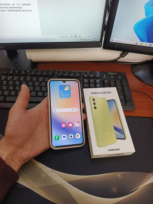 Samsung A34 5G 8/256gb(2024) iwlawi zur aybi yuq tozza telefon