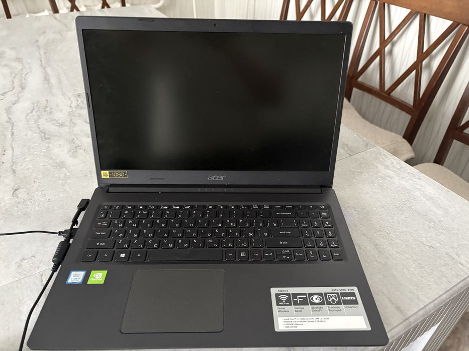 Ноутбук  Aser Aspire 3 (15,6/Core i3/NVIDIA Geforce/1 TB)