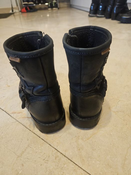 Ghete piele naturala, marimea 25, fata si baiat