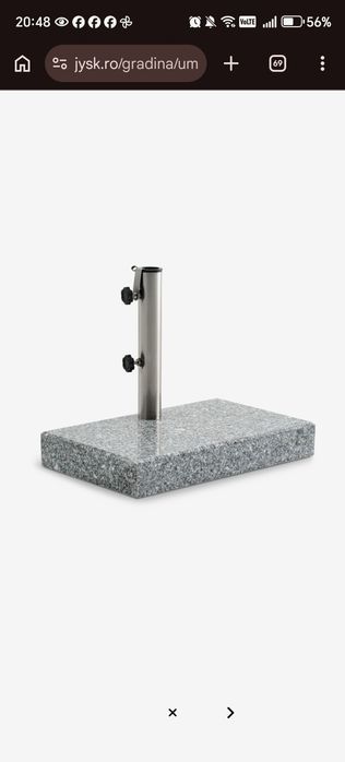 Parasolar/copertina balcon gri, 270x135x234 cm