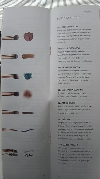 Set pensule machiaj NIRE, noi  cu  etichetă
