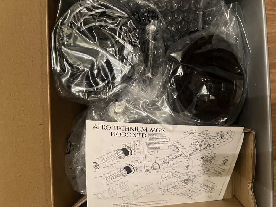 Mulinete Shimano Aero Tehnium Mgs 14000 xsd-2 buc-Sigilate 2025