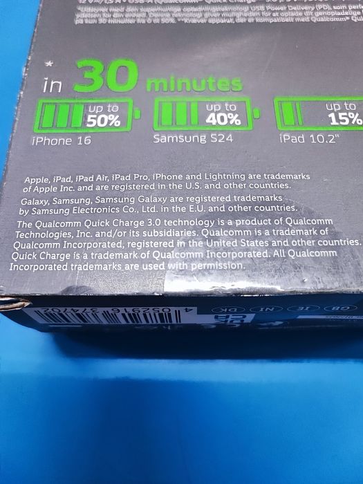 Power bank TRONIC 20.000 mAh, USB-C, PD, QC 3.0