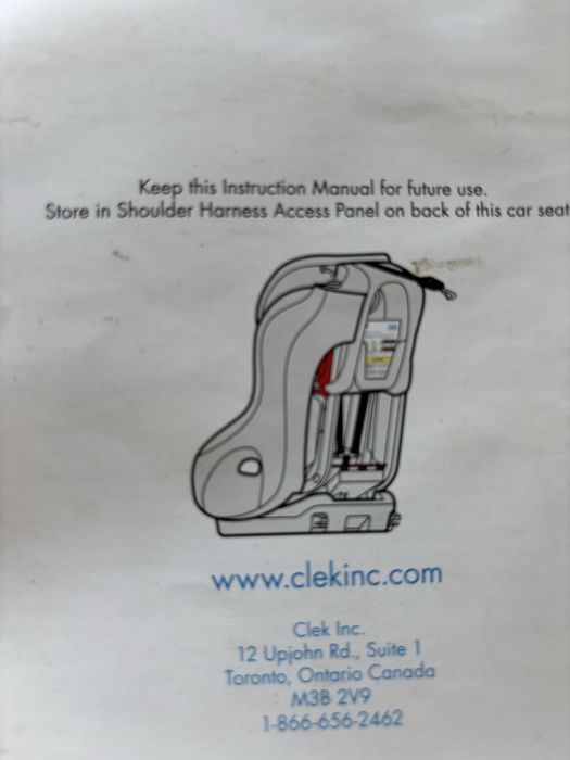 Scaun auto copil Clek, Rear+Front facing,Isofix