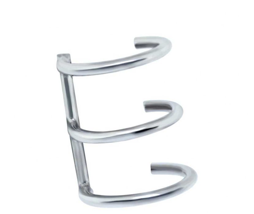 серебряные серьги-каффы