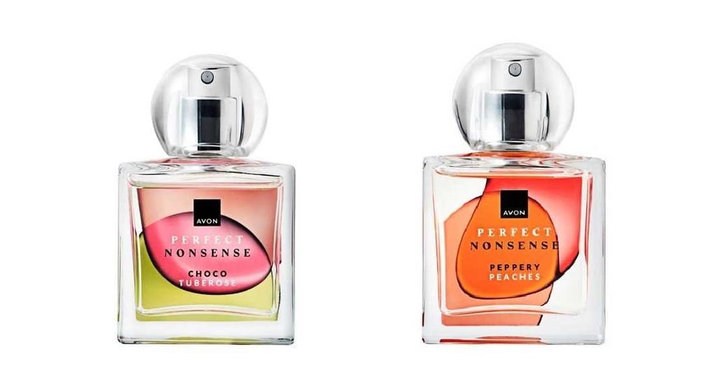 Set 2 prod. Perfect Nonsense (Choco Tuberose si Peppery Peaches) -Avon