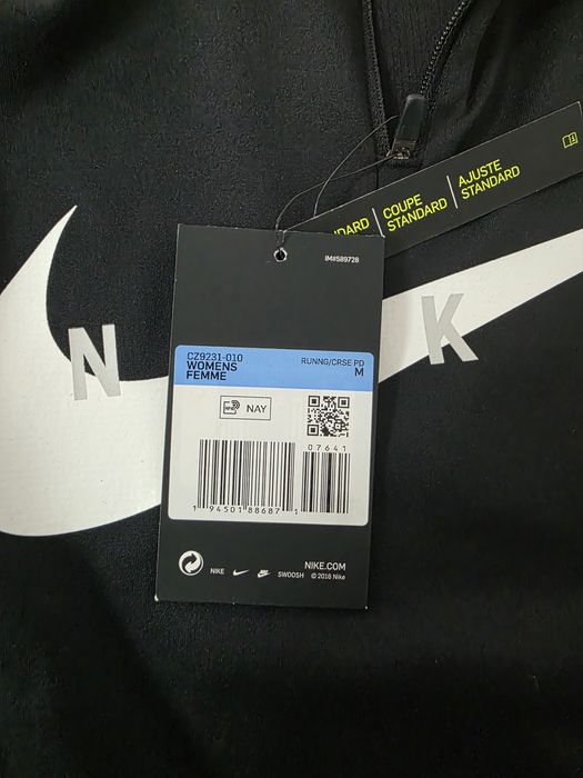 Bluza Nike Running, Dry-Fit, Negru, Dama M