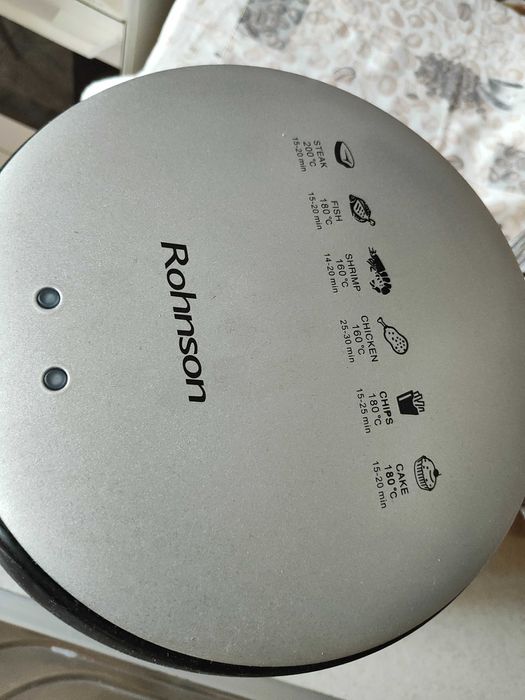 Черен Фритюрник Air Fryer Rohnson, Здравословно готвене