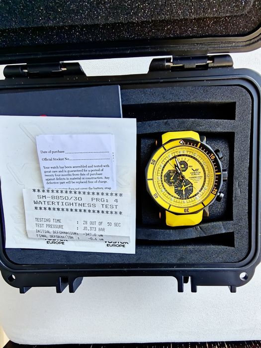 Vostok-Europe Lunokhod 2 Grand Chrono Tritium Tube