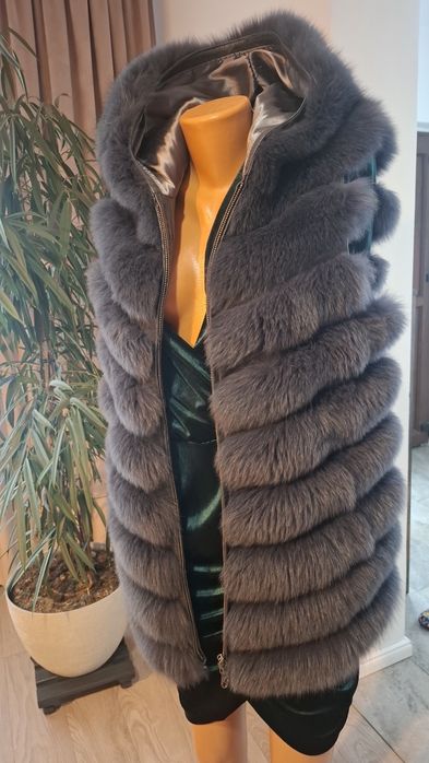 Vesta din  blana  naturala, marime M