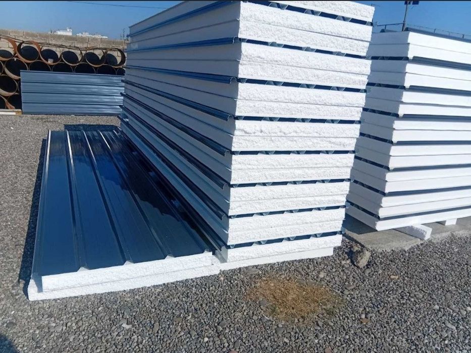 Сендвич панели (Завод) Юкори сифат ва арзон нархларда. Юкори самара