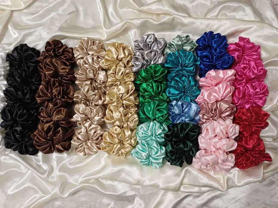 Скрънчи  ластик за коса 30 цвята