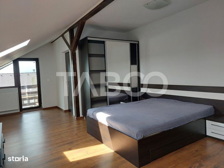 Casa de inchiriat cu 5 camere si 780 mp gradina langa padure in Sibiu