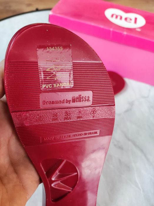 Papuci cauciuc parfumat Melissa mărimea 38