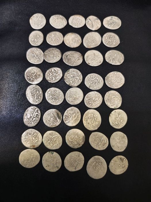 Серебро 930-940 проба монеты хорезм eski serebro kumush xorazm tanga