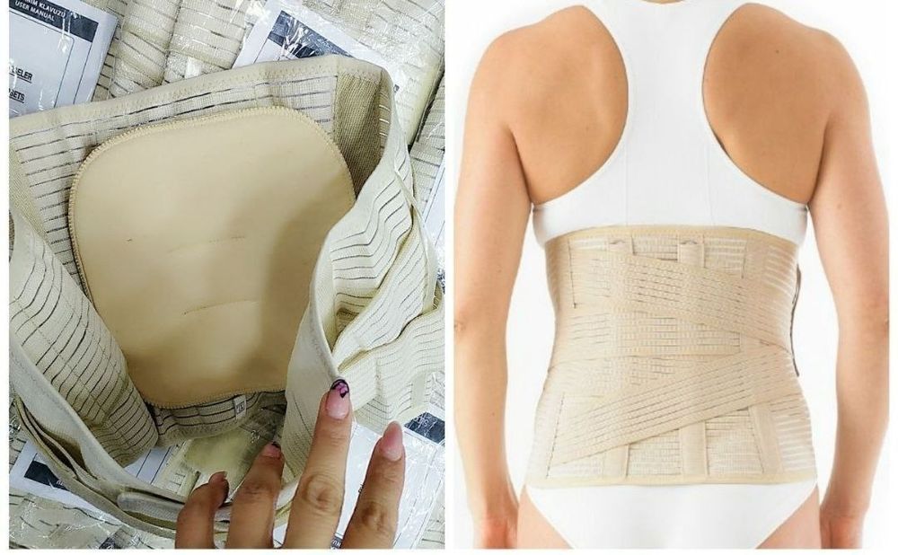 Корсет для спины ортопедический для грыжи спины, пояснично-крестцовый