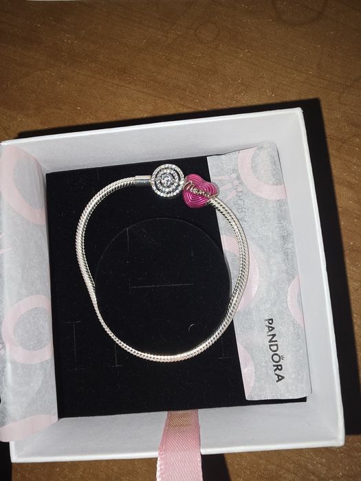 Мека гривна Пандора/Pandora с талисман