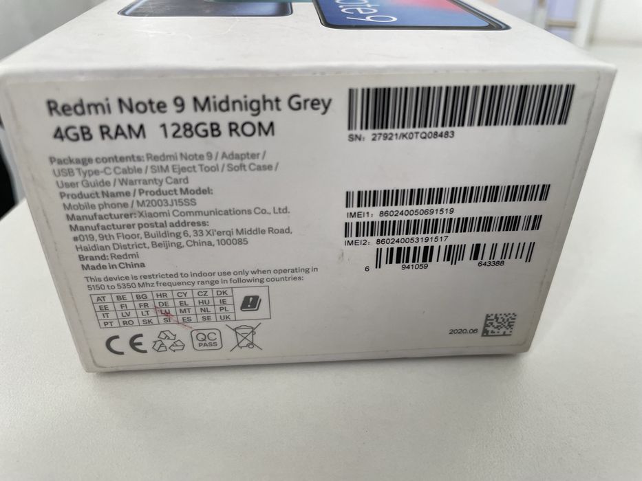 Xiaomi Redmi Note 9