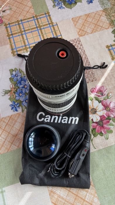 Електрическа термо чаша - Обектив Caniam 70-200mm с подгряване за кола