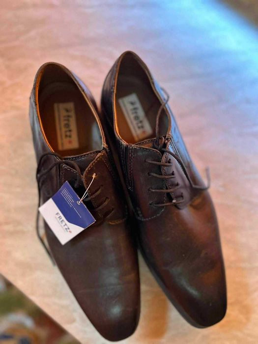Страхотни ръчно изработени швейцарски обувки Fretz Man 46 номер