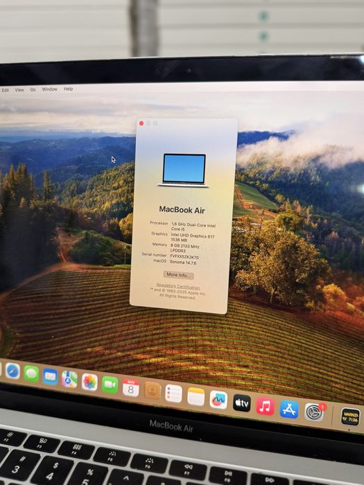 Macbook Air Retina 2019 i5 SSD 256 GB * Grand *