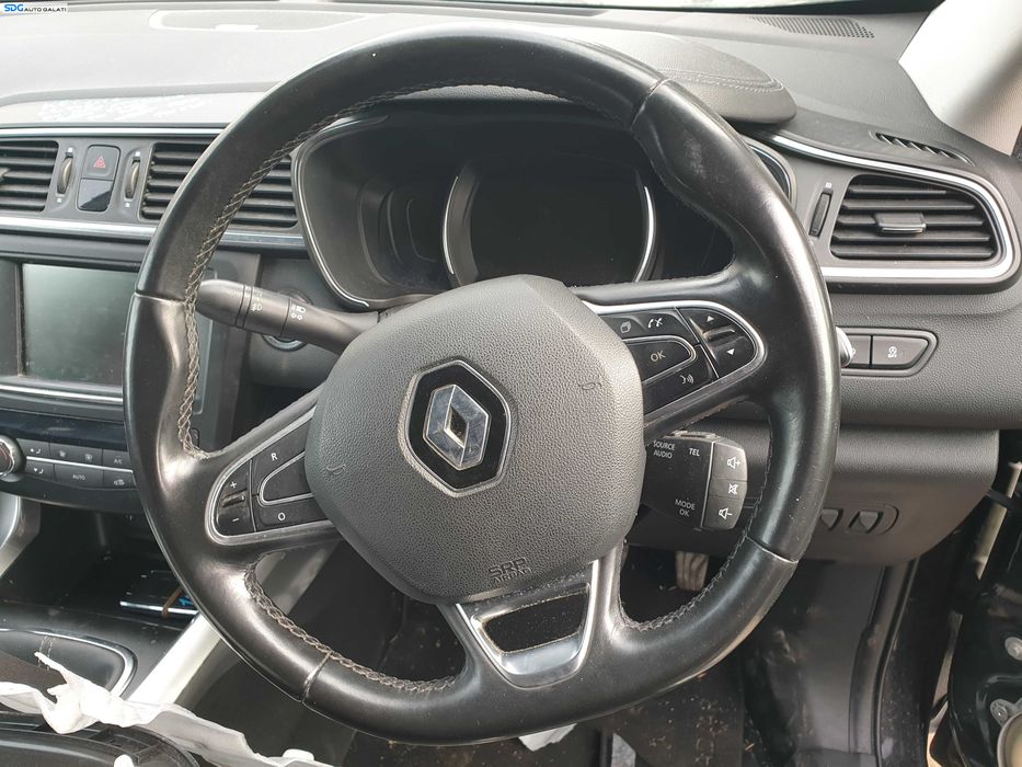 Volan Piele 3 Spite cu Comenzi FARA Airbag Renault Kadjar 2015 - 2018 [Q1138]