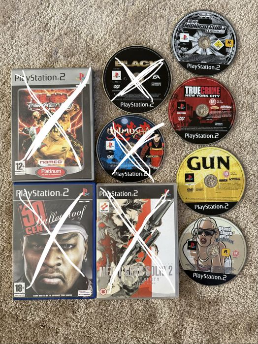 PS2 игри - 10 евро всяка