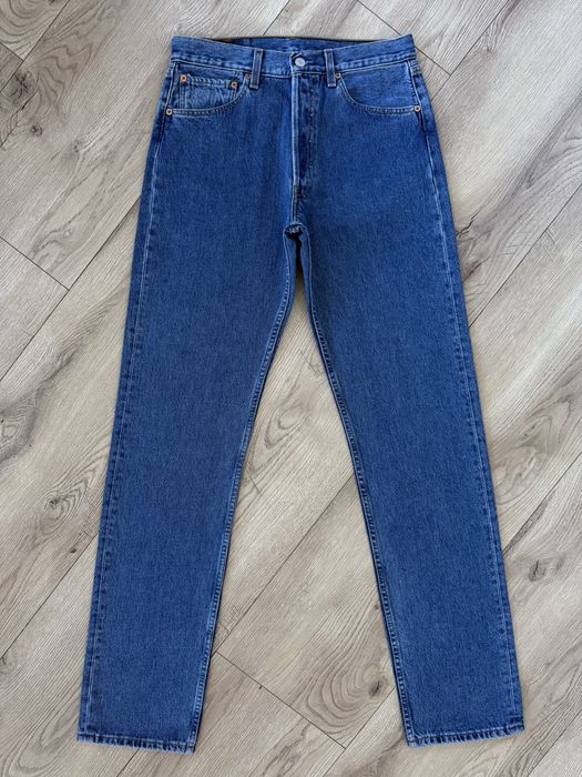 Blugi LEVIS 501 Albastru Clasic USA Albastru Barbati | Marime 32 x 36 (Talie 78 cm)