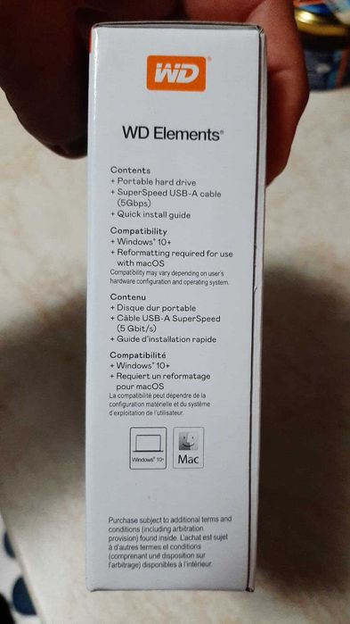 Hard extern portabil Western 2.5 2TB USB 3.0