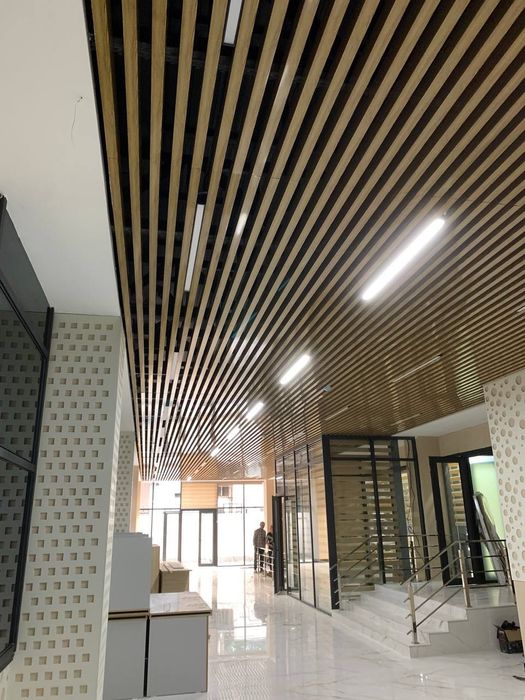 Реейчный потолок рейка потолок Армстронг потолок грилято потолок(7)