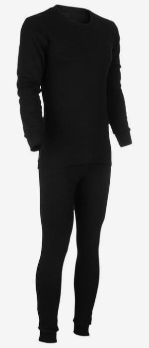 Термобелье мужское «Сибирь», цвет черный