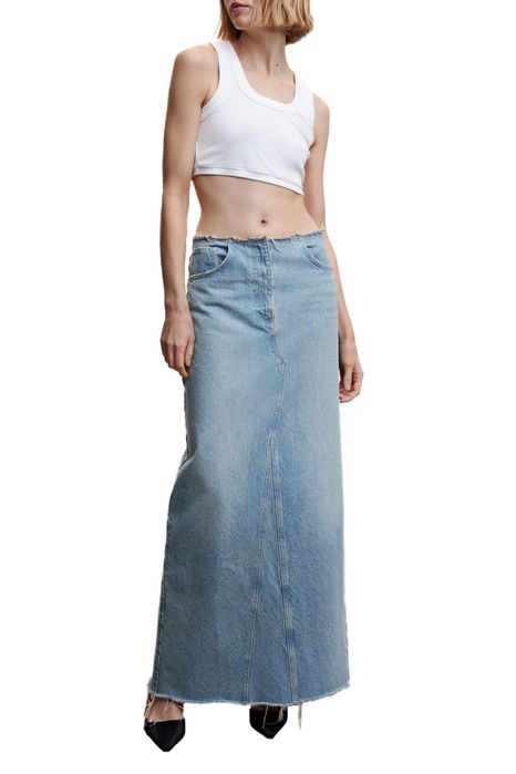 джинсовая юбка Mango