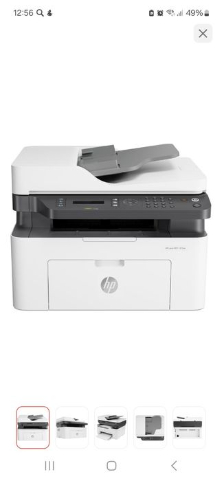 Принтер Hp LaserJet mfp 137 fnw