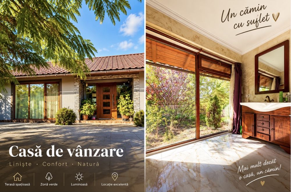 Casă moderna - 200 MP Pe teren de  5000 MP – ZĂDĂRENI