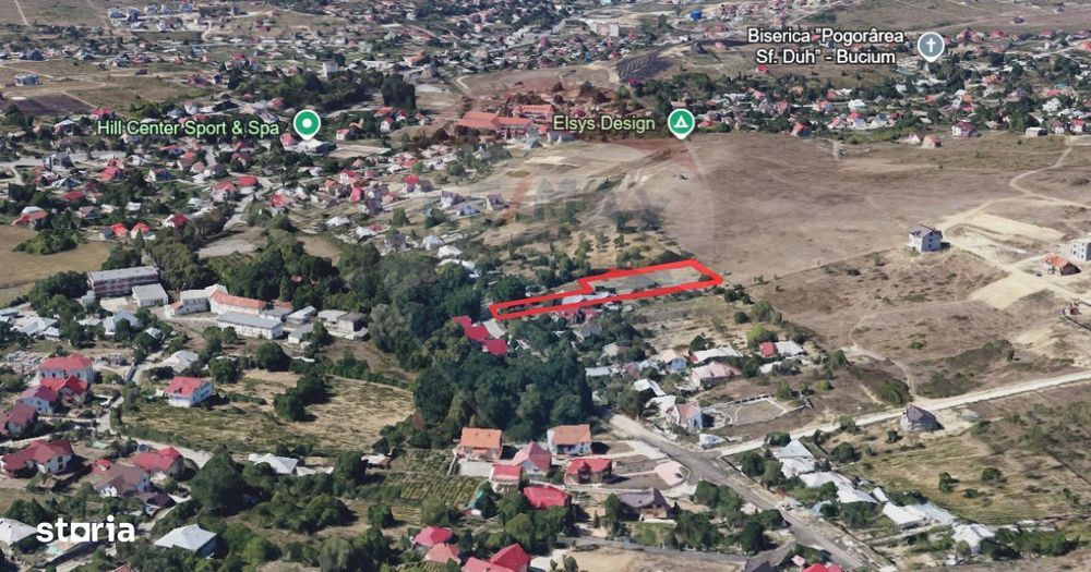 0% COMISION - Teren Intravilan 2.700 mp în Bucium - ASFALT, UTILITATI