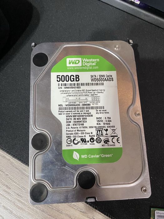 Жесткий диск WD 500 gb