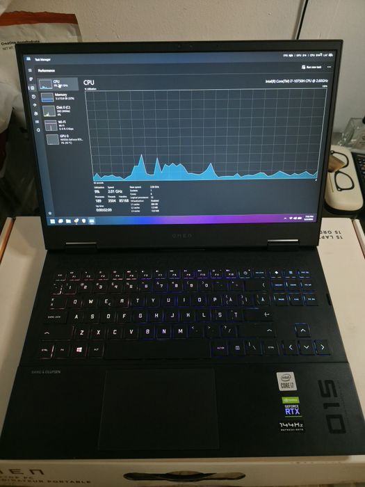 Laptop HP Omen 15 - RTX 3060 | i7-10750H | 16GB RAM | 144Hz