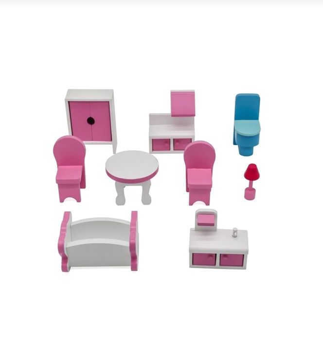 Casuta din lemn  pentru papusi