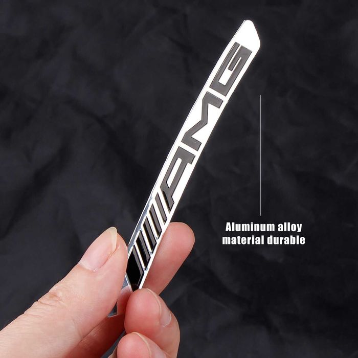 декорация за джанти Mercedes AMG сиви или черни метални стикери