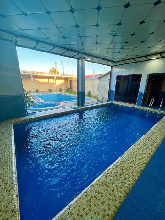 Чистка бассейна фонтан водопады