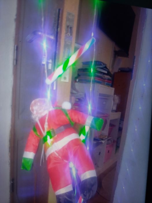 Ornament Mos Crăciun cu led